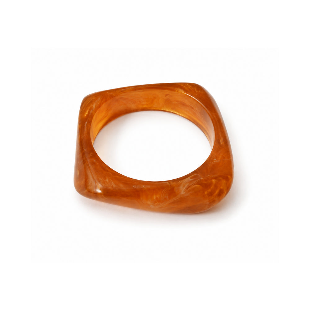 K&Co. Sunset Spritz Series Resin Bangle - BROWN